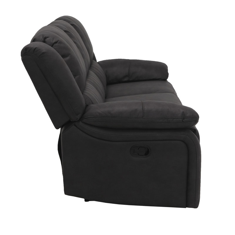 Black Reclining Sofa