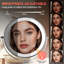 Miroir de maquillage mural rond 8,5 "-344270176