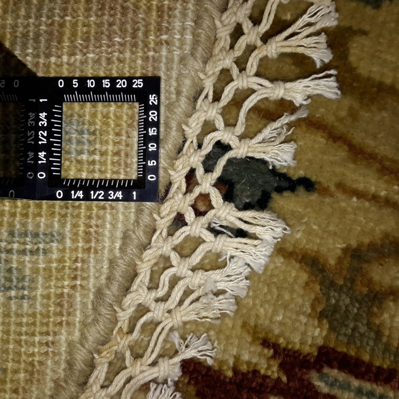 Katona Hand Woven Cotton and Wool Oriental Area Rug