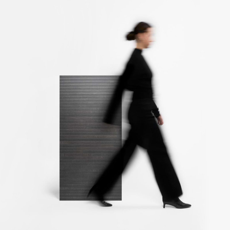 Kenridge Ribbon 24X48 Matte Porcelain Tile, Black