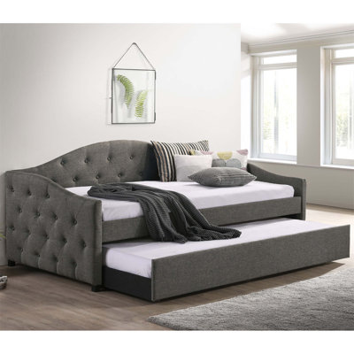 Lit de jour simple avec couchette Leontine