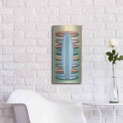 " Surfboards - Red " by Edward M. Fielding