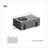 Outdoor Patio 2-Piece Multifunctional Fire Pit Table Set, Rectangular Fire Table with Matching Side Table for Backyard Garden Leisure Gatherings