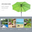 Poteet 2.7M Garden Parasol Umbrella Aluminium Frame-1416486011