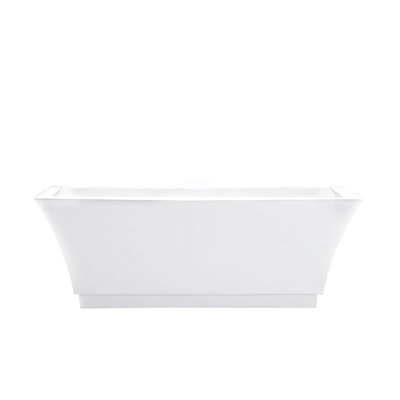 66.93'' x 31.5'' Freestanding Soaking Acrylic Bathtub