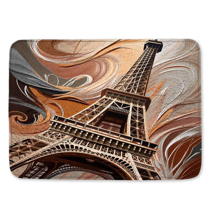 Tapis de bain Tour Eiffel, 24in W x 17in L