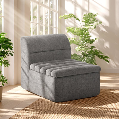 Upholstered 29 " Chenille Sofa