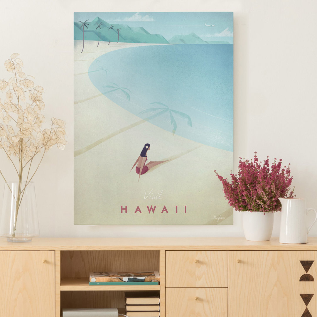 Leinwandbild Reiseposter - Hawaii