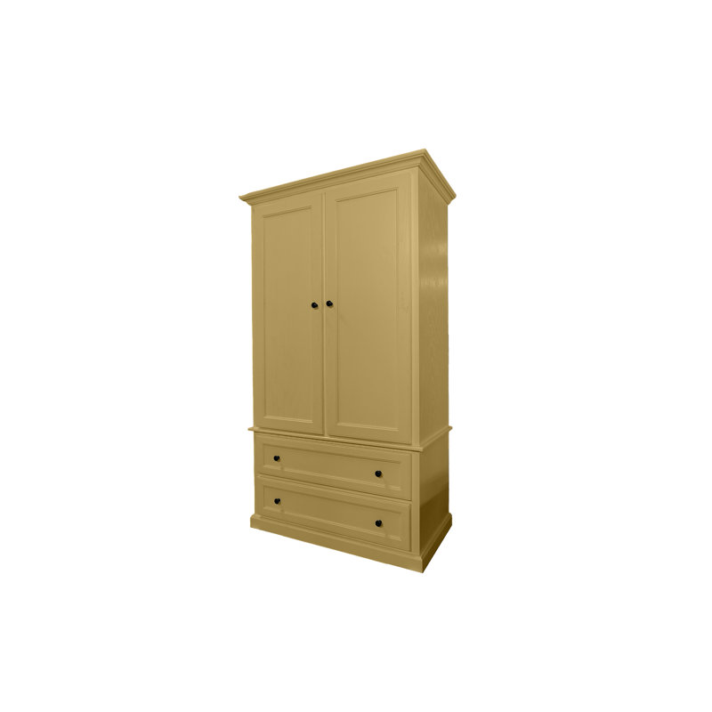 Armoire moderne en bois massif, Jaune coupole