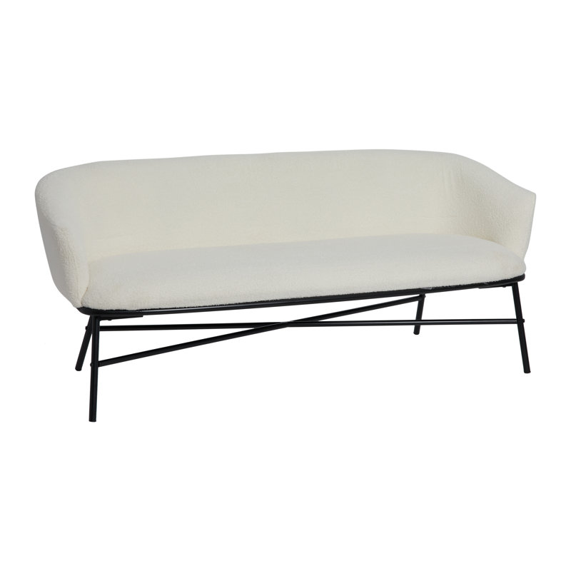 Bowery Boucle Upholstered Couch Bench