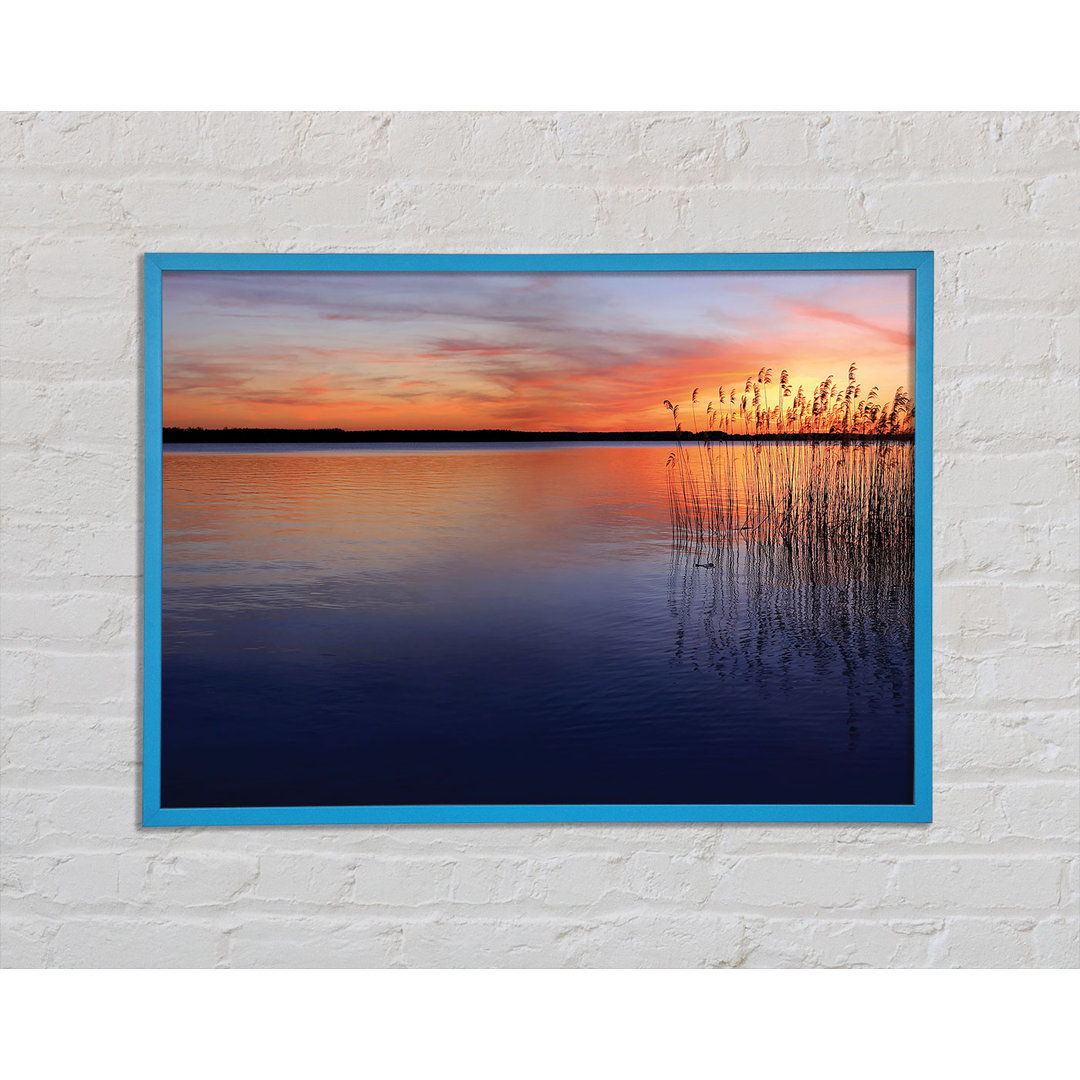 Gerahmtes Wandbild Serene Sunset