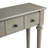 Retro Console Table with 4 Drawers and Open Shelf, perfect for Entryways, Living Rooms-1786925143