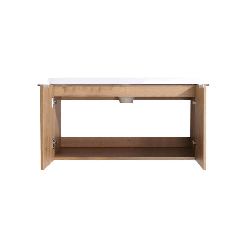Meuble-lavabo exquis avec des caractéristiques avancées et un design élégant, Chêne