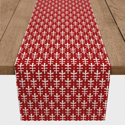 Chelene Rectangle Striped Polyester Table Runner