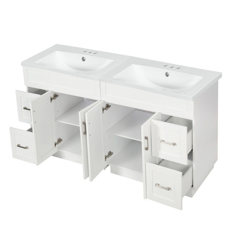 Ensemble de meuble-lavabo double 60 po