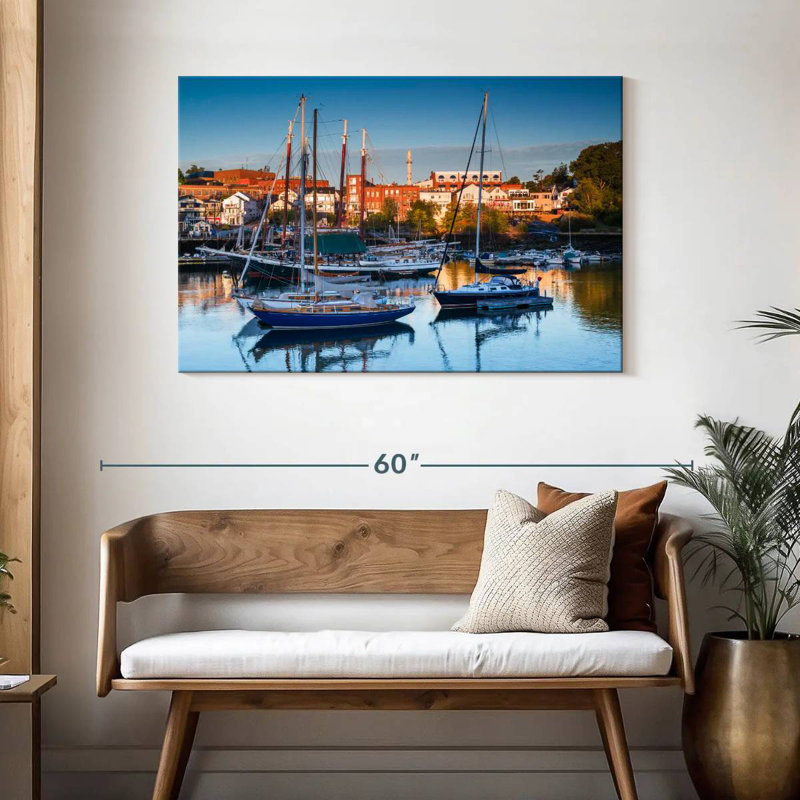 Camden Harbor, Maine, H 30 po x l 45 po