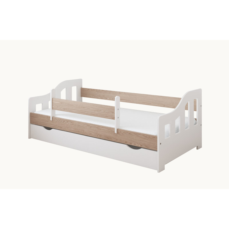 Lawrence Cabin Bed with Storage Included, Oak, European Toddler (80 x 160 cm)