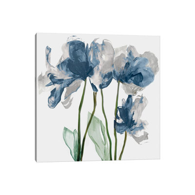 Blue Floral Radiance I by Asia Jensen - Gallery-Wrapped Canvas Giclée on Canvas