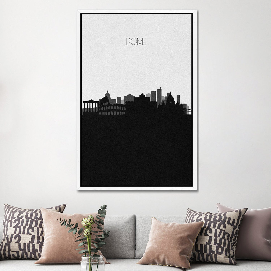 Ras Al Khaimah, UAE City Skyline by Ayse Deniz Akerman - Print on Canvas