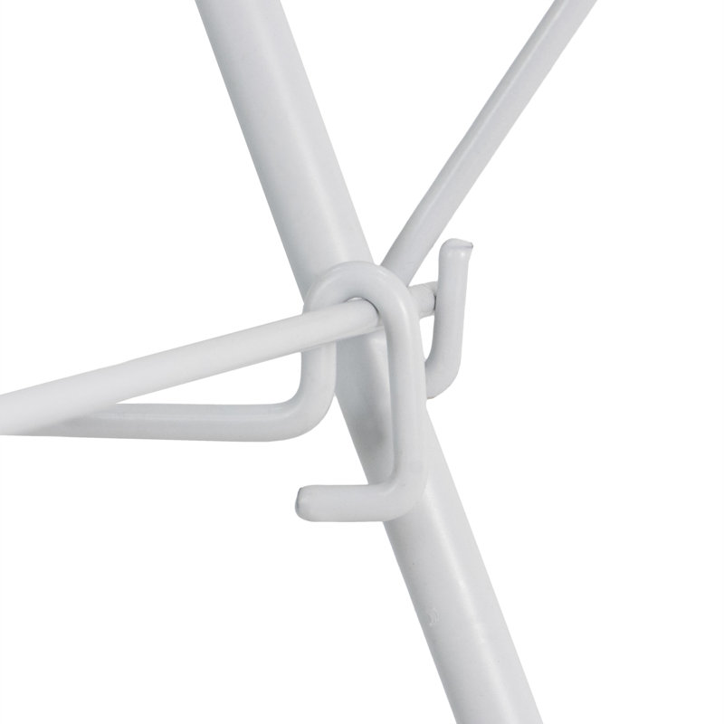 JVL Foldable 3 Tier Drying Rack, White