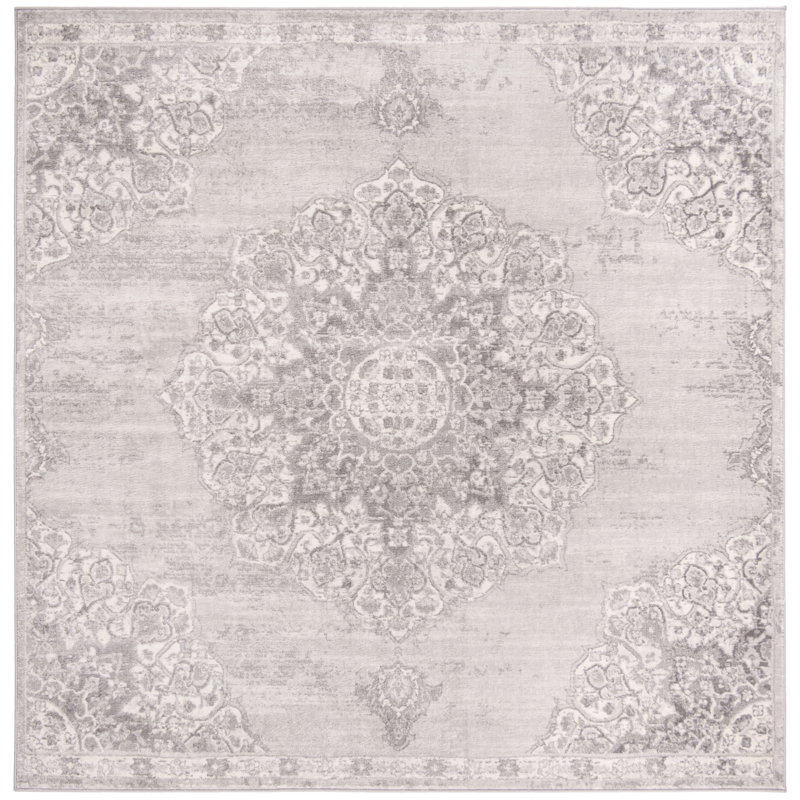 Llana Performance Oriental Rug, Square 3'