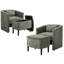 Fauteuil demi-tonneau avec pouf avec rangement Lane (ensemble de 2)-767963555