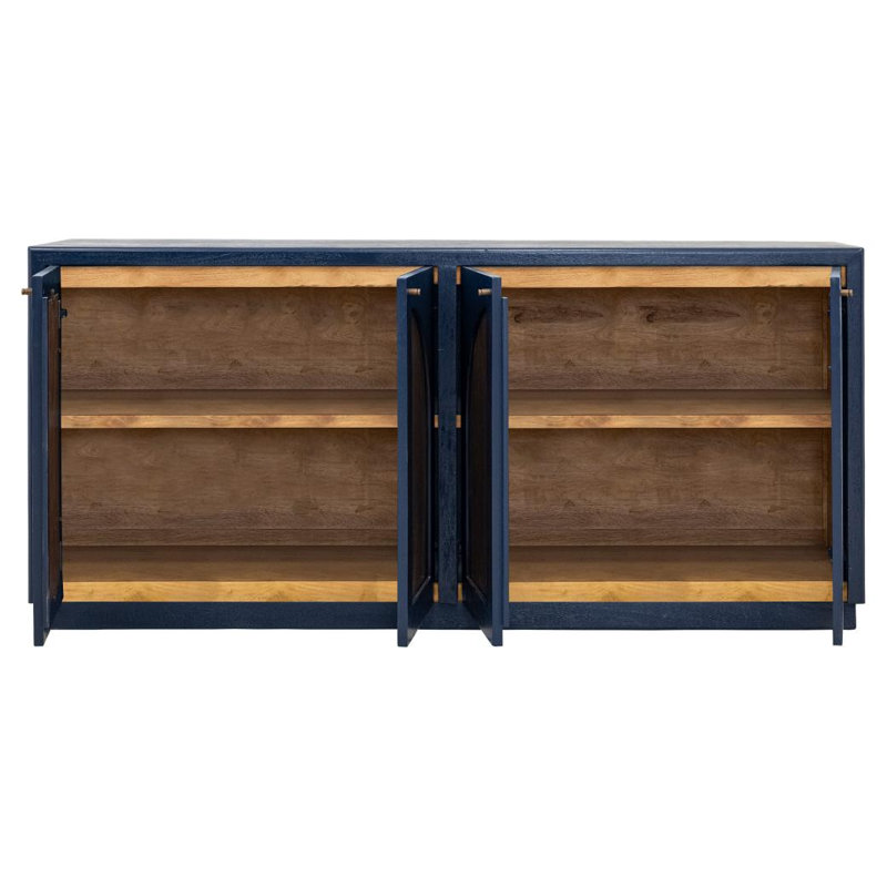 Console 4 portes Arcadia, Bleu très foncé