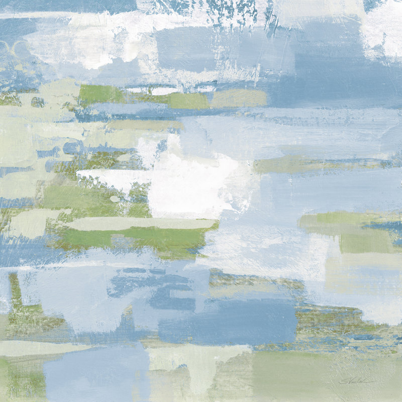 23629a-Urban Walkway III Blue And Green, 122cm H x 122cm W