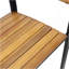 Chaise en bois et métal Laris
