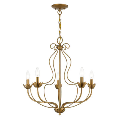 Lustre à intensité variable 5 lumières Bellamira