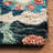 Lonie Hand Tufted Wool/Cotton Floral Rug in Blue/Charcoal-1651161901