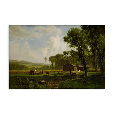 Early Settlers Classical Canvas Wall Art by one1000paintings