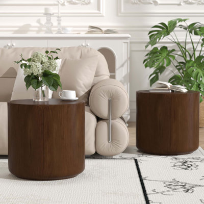 Table basse ronde imperméable Modern MGO (oxyde de magnésium)