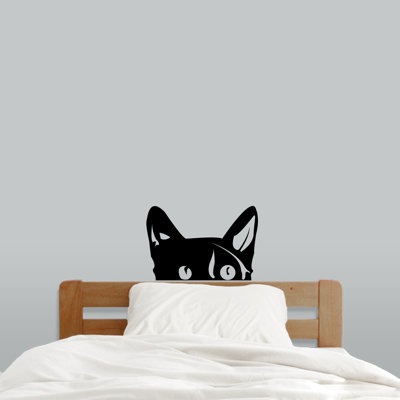 Décalcomanie murale Peeping Cat