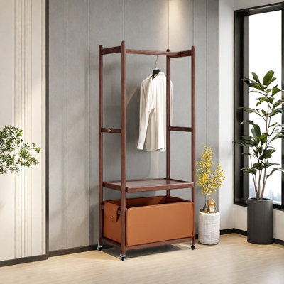 Porte-manteau amovible en chêne importé