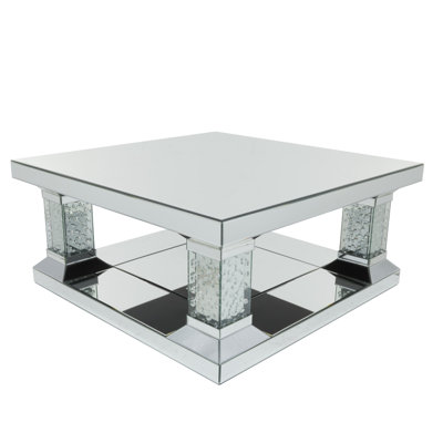 Table basse à tablette avec rangement
