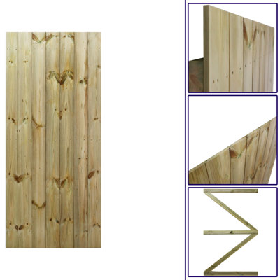 Natahsa 180 cm H Gate Fencing