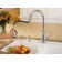 Hanover Pull Out Single Handle Kitchen Faucet with Soap Dispenser