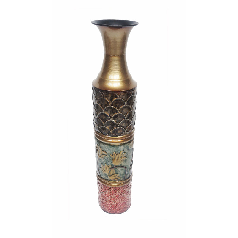 Vase en métal 24 po