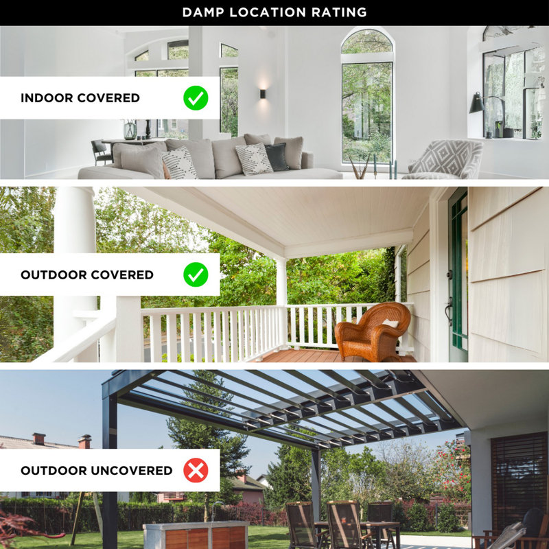 Patricia LED Downrod Ceiling Fan, 60", Matte Black, Walnut Tone