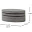 TABLE BASSE MODERNE ROTATIF - Noir mat
