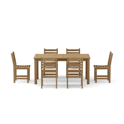 Montage Outdoor 7 - Piece Teak Dining Set