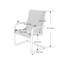 Ensemble de 2 fauteuils de salle à manger C-Spring Motion-1148233257