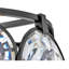 Lustre convertible 5 lumières Nala avec verre cristal optique à multiples facettes-65382853