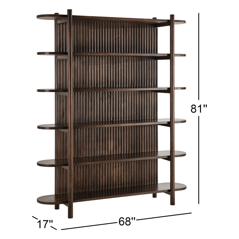 Redford Solid Wood Bookcase