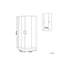 Alsafi Tela Square Shower Enclosure-2041507149