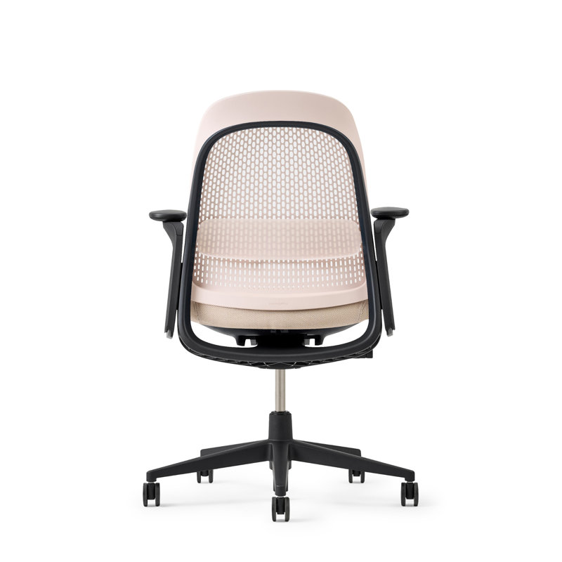 Haworth Breck Office Chair, Black, Blush
