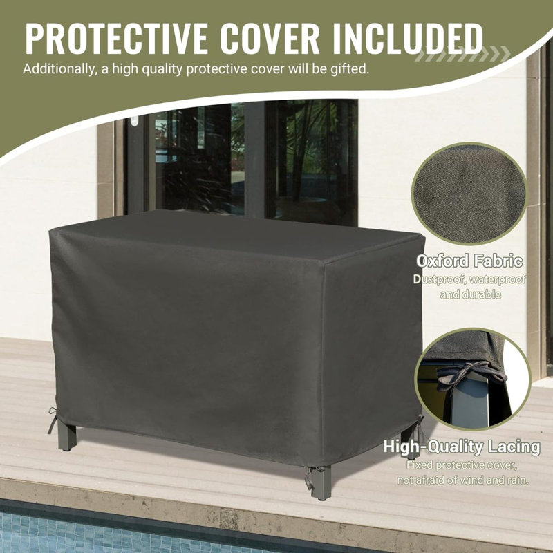Outdoor Kitchen Island With Storage, Aluminum Kitchen Storage Island Outdoor Grill Table, Freestanding Outdoor Prep Table Grill Storage Cabinet With Protective Cover For BBQ, Deck, Patio