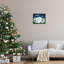 «Nighttime Ski Slopes», art mural sur toile flottante, design par Loni Harris-1908305817-1908305816