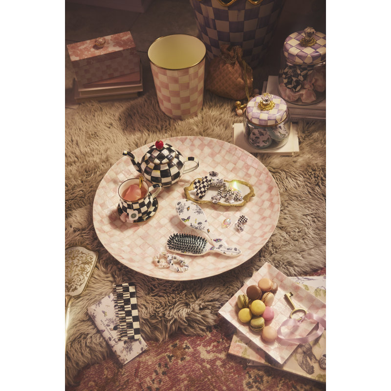 Rosy Check Capiz Catchall Tray